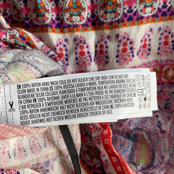 Forever 21 Pink Multicolour Crop Top size L - Picture 5 of 5